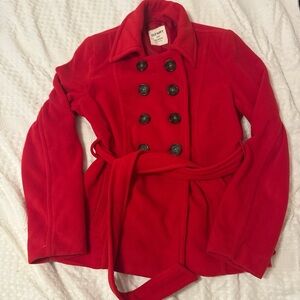 Old Navy Women's Bold Red Peacoat
